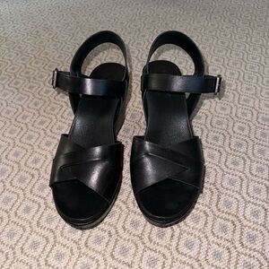 Kork - ease black wedges
